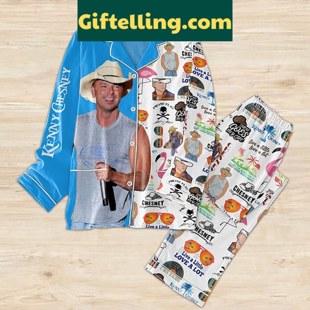Kenny Chesney There Goes My Life Polyester Pajamas Set