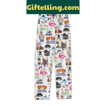 Kenny Chesney There Goes My Life Polyester Pajamas Set