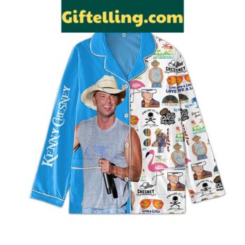 Kenny Chesney There Goes My Life Polyester Pajamas Set
