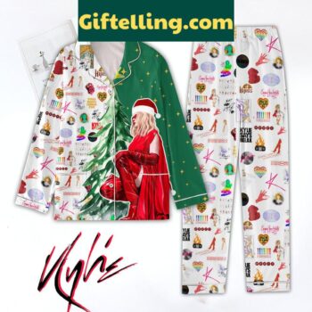 Kylie Minogue Badam Badam Christmas Polyester Pajamas Set