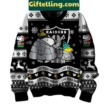 Las Vegas Raiders Peanuts Snoopy Ugly Sweater