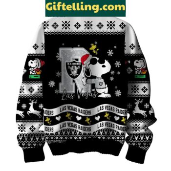Las Vegas Raiders Peanuts Snoopy Ugly Sweater