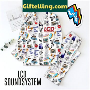 LCD Soundsystem Losing My Edge Polyester Pajamas Set
