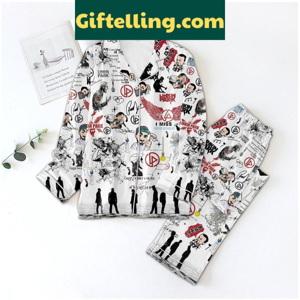 Linkin Park I Miss Chester Bennington Polyester Pajamas Set