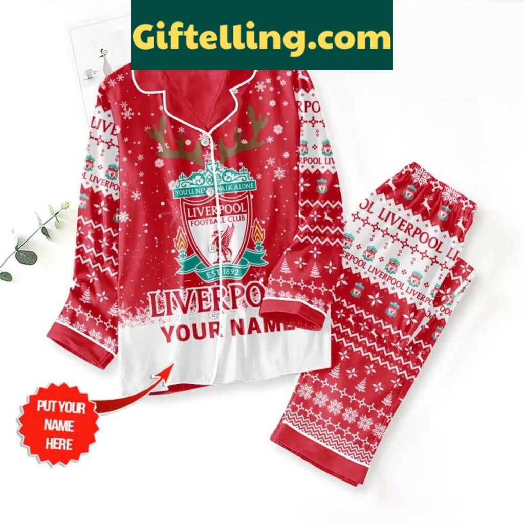 Liverpool Merseyside The Reds Christmas product image showing design and team colors