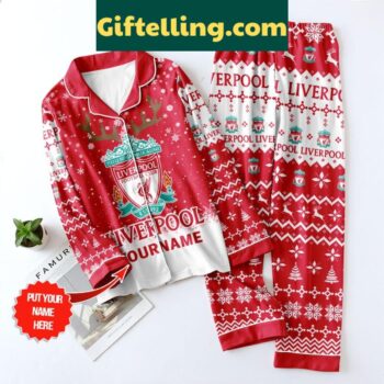 Liverpool Merseyside The Reds Christmas product image showing design and team colors