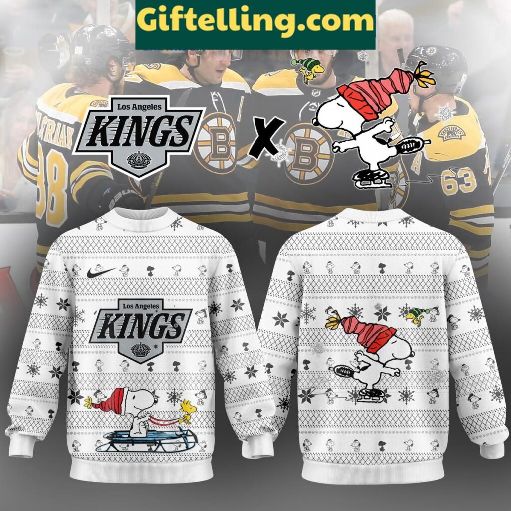 Los Angeles Kings Snoopy Winter Ugly Sweater, NHL licensed