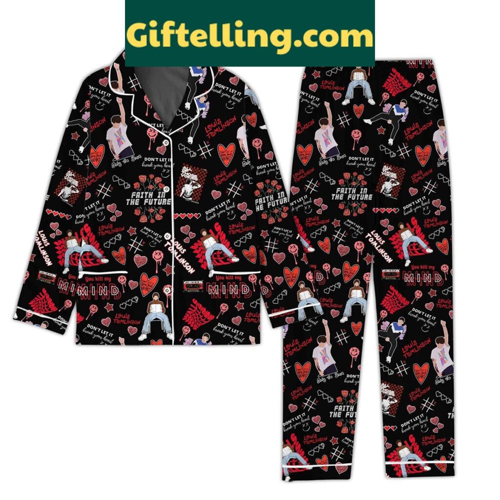 Louis Tomlinson Faith In The Future graphic pajamas set