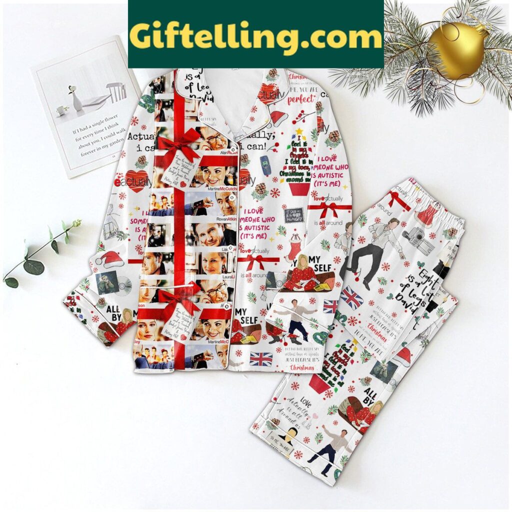 Love Actually Eight Is A Lot Of Legs David Pajamas Set