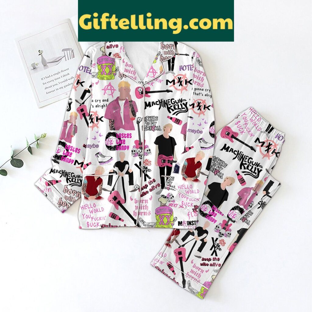 Machine Gun Kelly Keep The Vibe Alive Pajamas Set