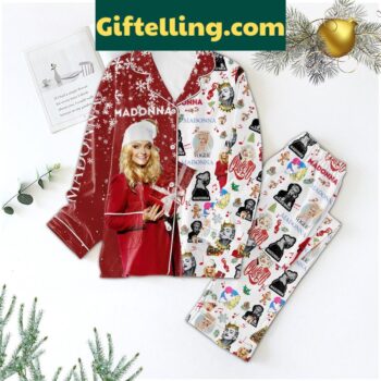 Madonna All I Want For Christmas Merry Madonnamas Polyester Pajama Set