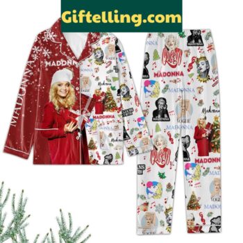 Madonna All I Want For Christmas Merry Madonnamas Polyester Pajama Set