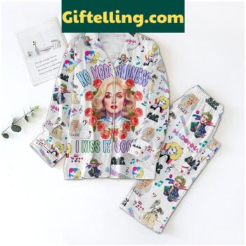 Women's Madonna No More Sadness I Kiss It Goodbye Pajamas Set