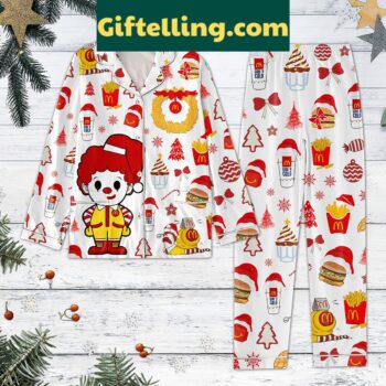McDonald's Happy Christmas Holiday Pajamas Set
