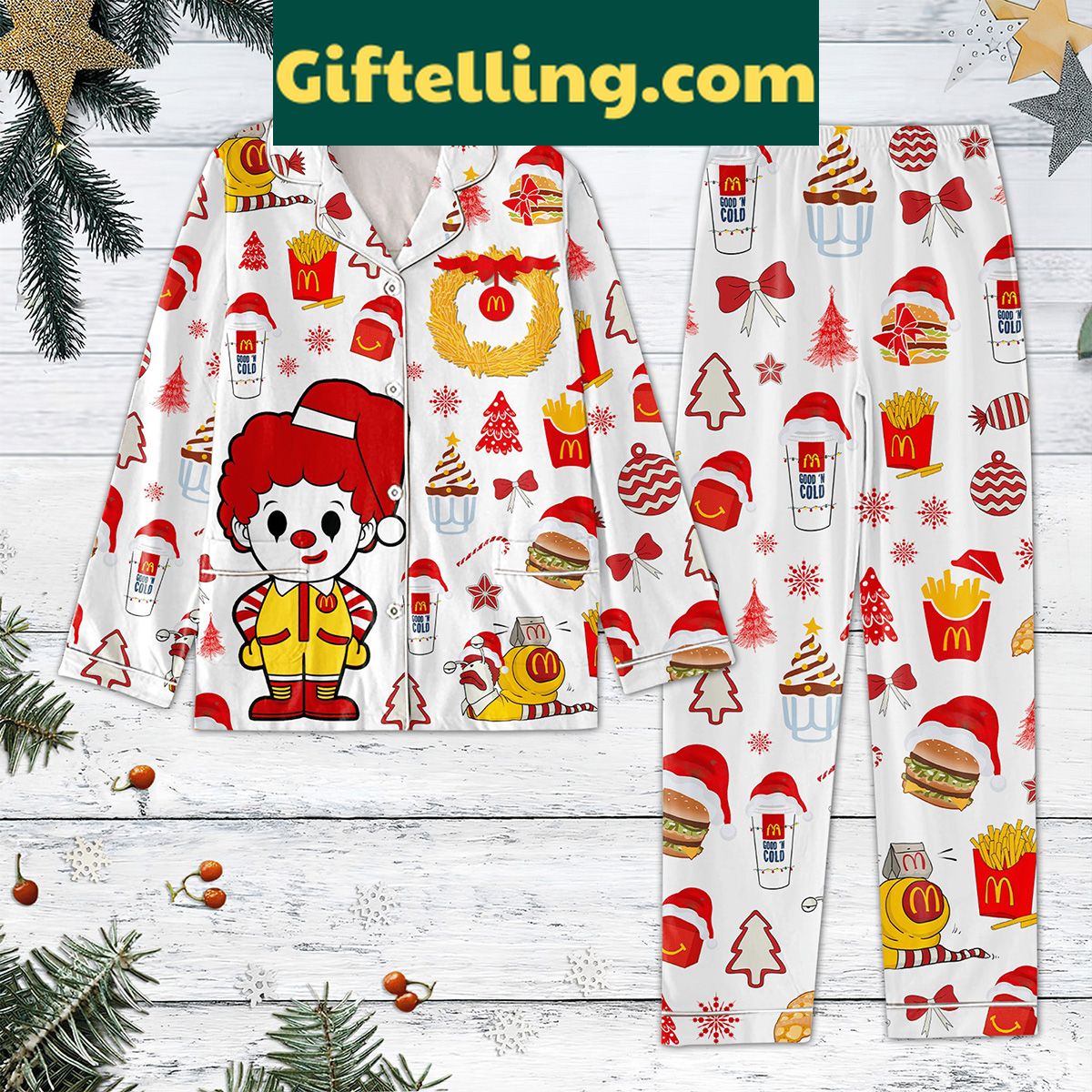 mcdonalds-happy-christmas-holiday-pajamas-set-for-the-whole-family-1 McDonald's Happy Christmas Holiday Pajamas Set