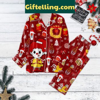 Merry Christmas McDonald's Pajamas Set