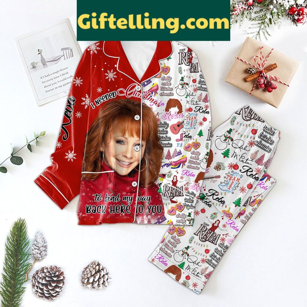 Christmas Pajamas Set featuring Reba, Dolly, Reba, Trisha, and Shania
