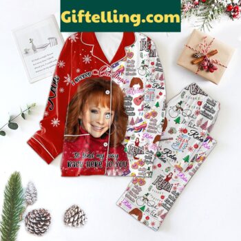 Christmas Pajamas Set featuring Reba, Dolly, Reba, Trisha, and Shania