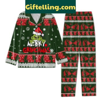 Merry Grinchmas Christmas Pajamas Set