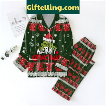 Merry Grinchmas Christmas Pajamas Set