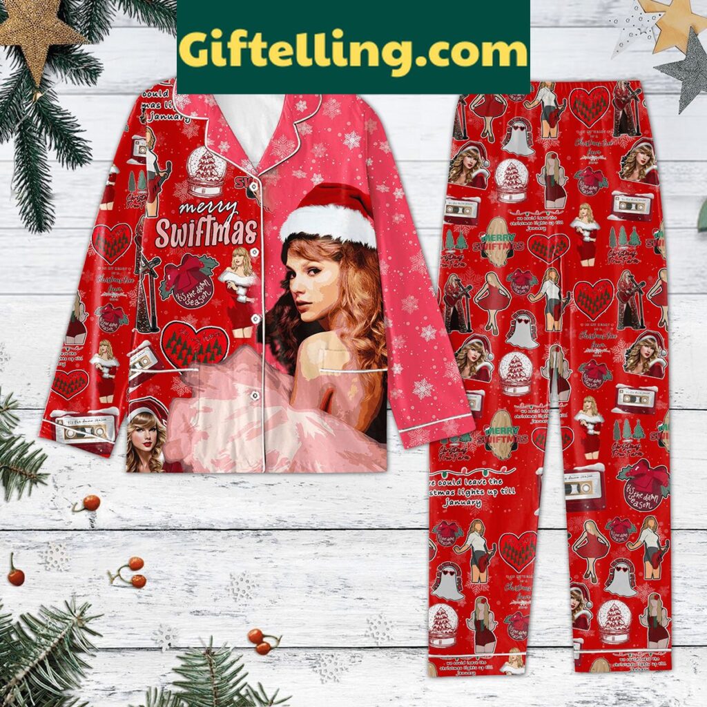 Merry Swiftmas Tis The Damn Season Pajamas Set