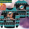 Miami Dolphins NFL Mickey Minnie Ugly Christmas Sweater