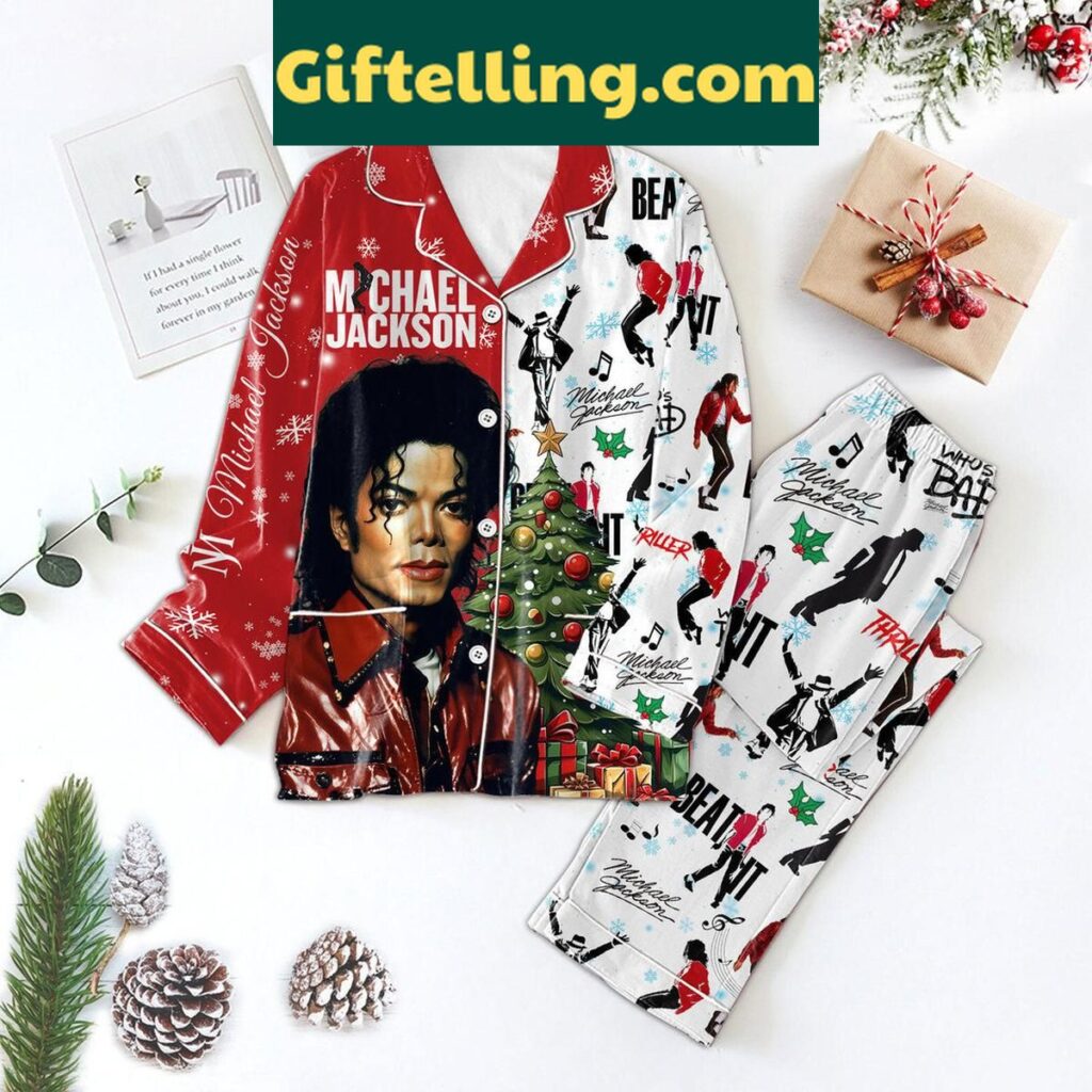 Michael Jackson Moonwalkers Christmas Polyester Pajamas Set