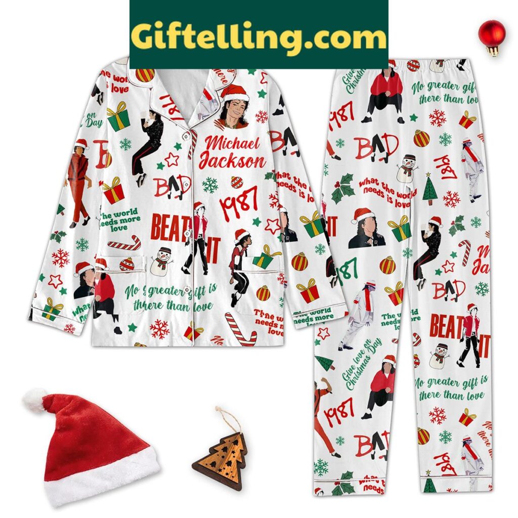 Michael Jackson What The World Needs Is Love Pajamas Set