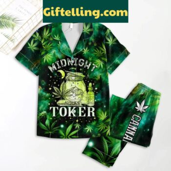 Steven Miller's Midnight Toker Galaxy Polyester Pajamas Set