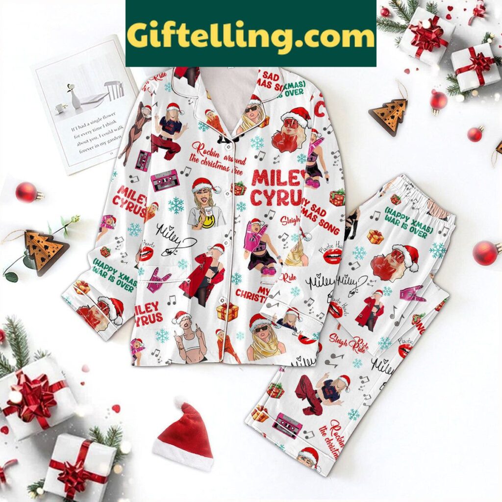 Miley Cyrus Rocking Christmas Tree product image showing design and team colors