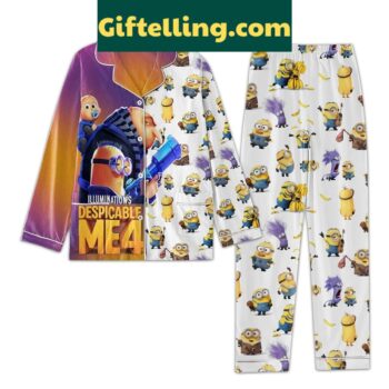 Despicable Me 4 Minions Love Polyester Pajamas Set - kids' sleepwear