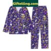 Minnesota Vikings Skol Let's Go Vikings Pajamas Set for Men's Sleepwear