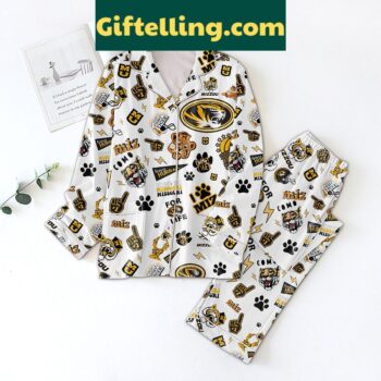 Missouri Tigers Mizzou Fight Tiger Pajamas Set