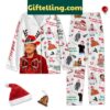 Morgan Wallen Christmas Pajamas Set 2024 - Santa Please Send Morgan Wallen Polyester Sleepwear