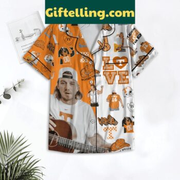 Morgan Wallen Love Tennessee Volunteers Polyester Pajamas Set