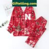 Nebraska Cornhuskers Volleyball I Bleed Red Pajamas Set for Die-Hard Fans