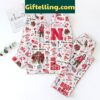 Nebraska Cornhuskers volleyball pajamas set for women
