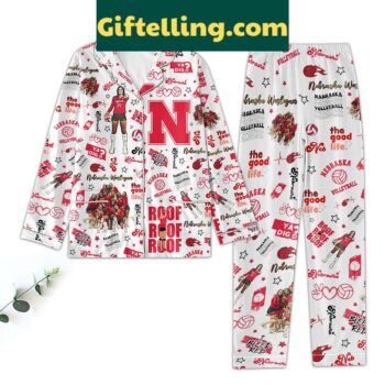 Nebraska Cornhuskers volleyball pajamas set for women