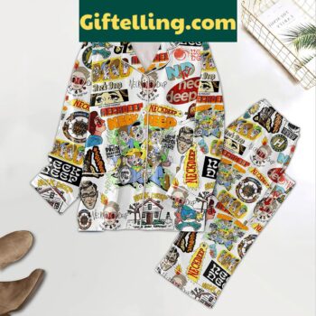 Neckdeep Live In America 2024 Polyester Pajamas Set