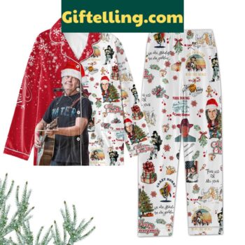 Neil Young Christmas Thank God for Neil Young Polyester Pajamas Set