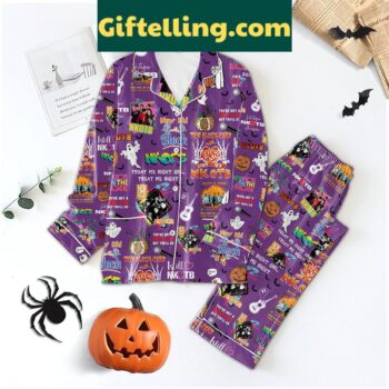 New Kid On The Block NKOTB Treat Me Right Girl Halloween Pajamas Set
