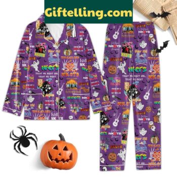 New Kid On The Block NKOTB Treat Me Right Girl Halloween Pajamas Set