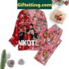 New Kids On The Block Christmas Pajamas Set with festive design