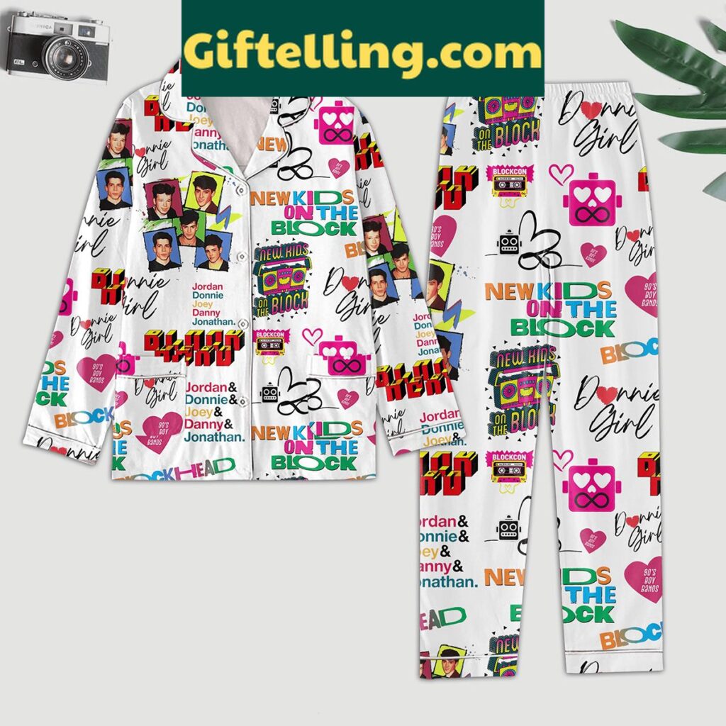 New Kids On The Block fan polyester pajamas set