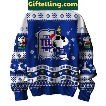 New York Giants Peanuts Snoopy Ugly Sweater Christmas Gift