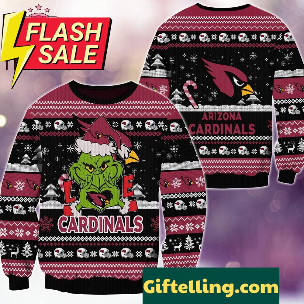 NFL Arizona Cardinals x Grinch Movies Ugly Christmas Sweater