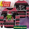 NFL Atlanta Falcons x Grinch Movies Ugly Christmas Sweater for men, front view
