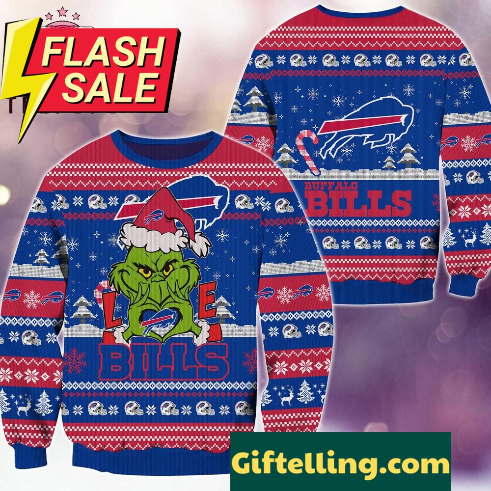 NFL Buffalo Bills x Grinch product image showing design and team colors