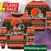 NFL Cleveland Browns Mickey Minnie Limited Ugly Christmas Sweater