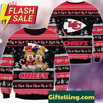 NFL Kansas City Chiefs Mickey product image showing design and team colors